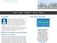 Tablet Screenshot of bluegrasshospitality.org